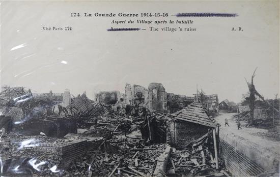 200 (approx) topographical postcards, mostly of Gibraltar and World War I